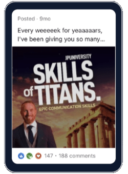 Davids LinkedIn-flöde